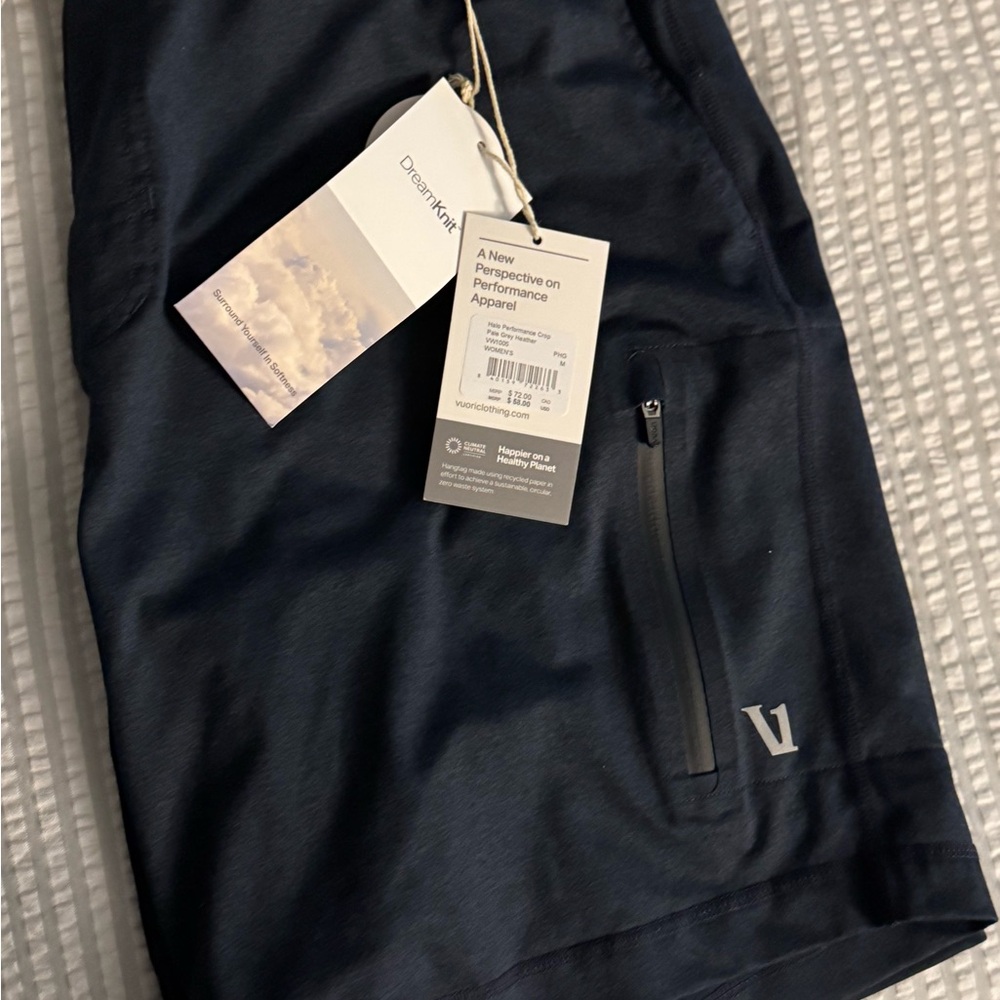 Vuori Dark Blue Performance Shorts